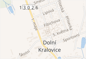 nám. L. Svobody v obci Dolní Kralovice - mapa ulice