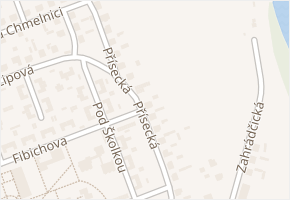 Přísecká v obci Dolní Kralovice - mapa ulice