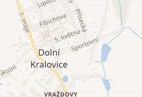 Sportovní v obci Dolní Kralovice - mapa ulice