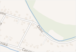 Dolní v obci Dolní Lutyně - mapa ulice