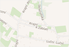Krajní v obci Dolní Lutyně - mapa ulice