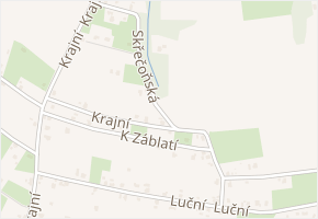 Skřečoňská v obci Dolní Lutyně - mapa ulice