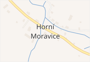 Horní Moravice v obci Dolní Moravice - mapa části obce
