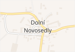 Dolní Novosedly v obci Dolní Novosedly - mapa části obce