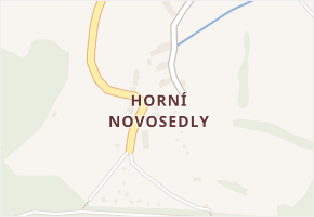 Horní Novosedly v obci Dolní Novosedly - mapa části obce
