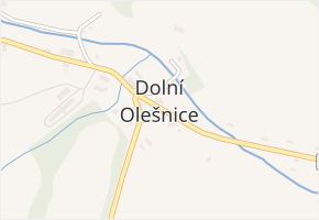 Dolní Olešnice v obci Dolní Olešnice - mapa části obce