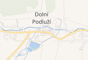 Dolní Podluží v obci Dolní Podluží - mapa části obce