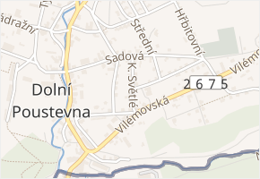 K. Světlé v obci Dolní Poustevna - mapa ulice