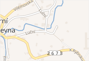 Luční v obci Dolní Poustevna - mapa ulice