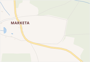 Marketa v obci Dolní Poustevna - mapa části obce