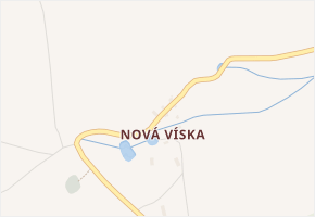 Nová Víska v obci Dolní Poustevna - mapa části obce