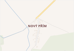 Nový Přím v obci Dolní Přím - mapa části obce