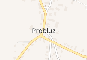 Probluz v obci Dolní Přím - mapa části obce