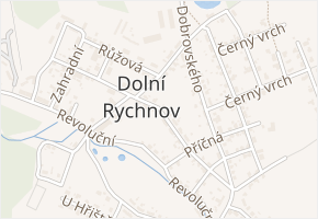 Kollárova v obci Dolní Rychnov - mapa ulice