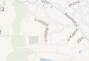 U Hřiště v obci Dolní Rychnov - mapa ulice
