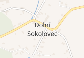 Dolní Sokolovec v obci Dolní Sokolovec - mapa části obce