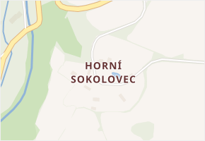 Horní Sokolovec v obci Dolní Sokolovec - mapa části obce
