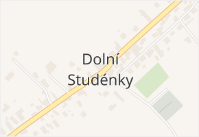 Dolní Studénky v obci Dolní Studénky - mapa části obce