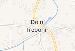 Dolní Třebonín v obci Dolní Třebonín - mapa části obce