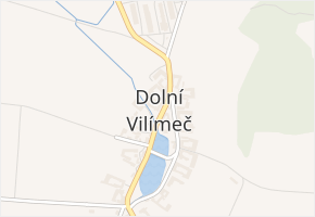 Dolní Vilímeč v obci Dolní Vilímeč - mapa části obce