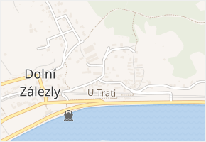 Národní fronty v obci Dolní Zálezly - mapa ulice