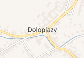 Doloplazy v obci Doloplazy - mapa části obce