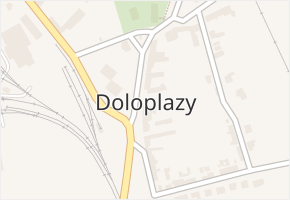 Doloplazy v obci Doloplazy - mapa části obce