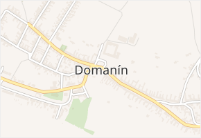 Domanín v obci Domanín - mapa části obce