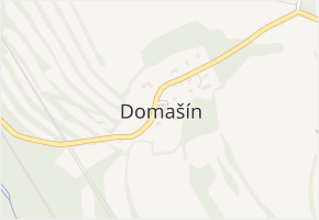 Domašín v obci Domašín - mapa části obce