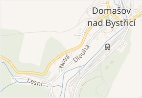 Jívovská v obci Domašov nad Bystřicí - mapa ulice
