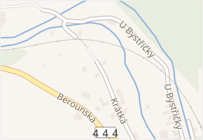 Krátká v obci Domašov nad Bystřicí - mapa ulice