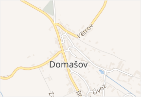 Na Náměstí v obci Domašov - mapa ulice