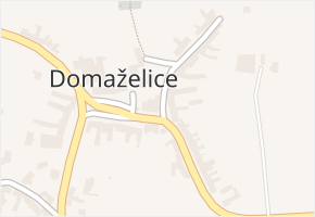 Domaželice v obci Domaželice - mapa části obce