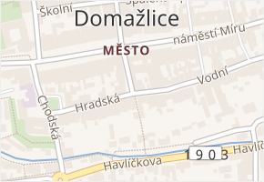 Branská v obci Domažlice - mapa ulice