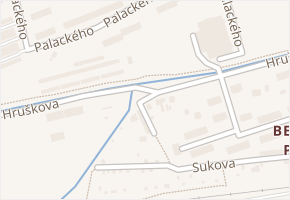 Hruškova v obci Domažlice - mapa ulice