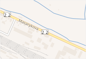 Masarykova v obci Domažlice - mapa ulice