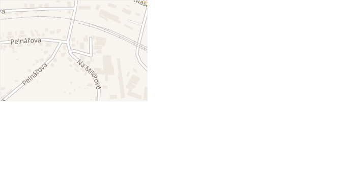 Na Milotově v obci Domažlice - mapa ulice