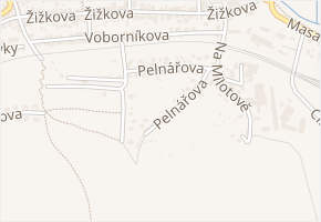 Pelnářova v obci Domažlice - mapa ulice