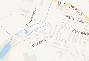 Višňová v obci Domažlice - mapa ulice