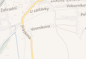 Vosmíkova v obci Domažlice - mapa ulice