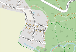 Krátká v obci Doubravčice - mapa ulice