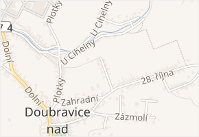 9. května v obci Doubravice nad Svitavou - mapa ulice