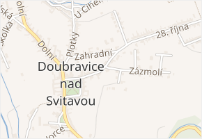 Havlíčkova v obci Doubravice nad Svitavou - mapa ulice