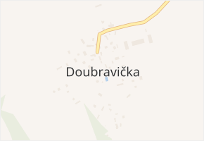Doubravička v obci Doubravička - mapa části obce