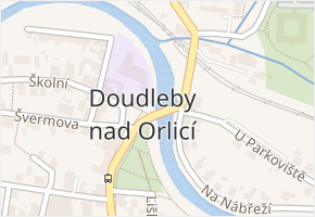 Doudleby nad Orlicí v obci Doudleby nad Orlicí - mapa části obce