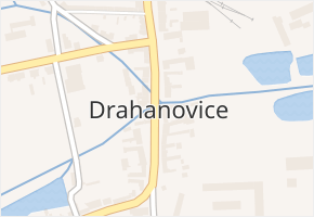 Drahanovice v obci Drahanovice - mapa části obce