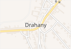 Drahany v obci Drahany - mapa části obce