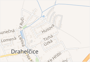 Husova v obci Drahelčice - mapa ulice