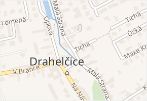 Malá Strana v obci Drahelčice - mapa ulice
