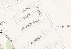 Maxe Knížete v obci Drahelčice - mapa ulice